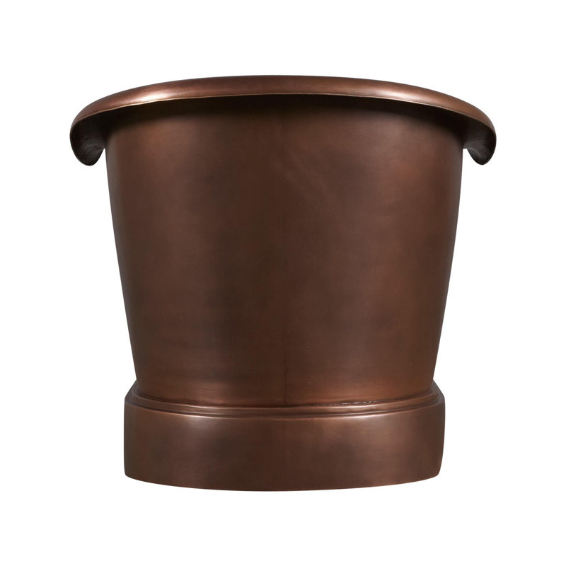 1829mm x 813mm Freestanding Standard Copper Bathtub