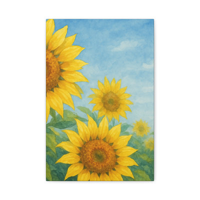 Aaroon Single Picture Frame Print on Canvas