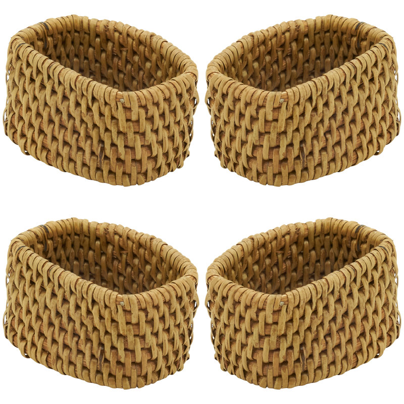 Napkin Ring Set, Caramel