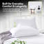 Ensemble de 2 oreillers de lit pour dormir, duvet synthétique-122484386