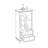 Modern multi-functional glass door accent cabinet