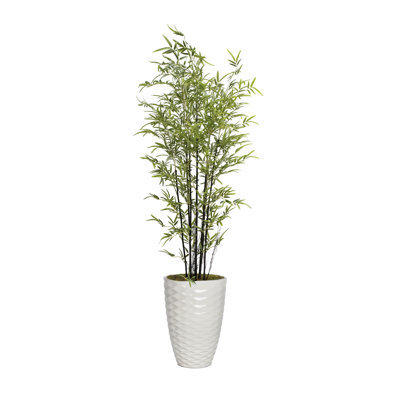 Bambou artificiel 82,9 po en pot