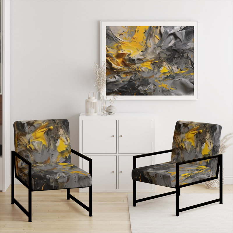 Fauteuil d'appoint rembourré Mystery Awakening, Noir, noir, noir, noir