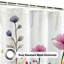 Floral Shower Curtain with Hooks Included-1278273896