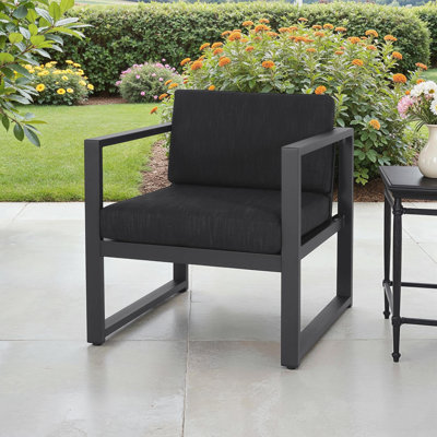 Havran Patio Aluminum Lounge Chair with Cushions
