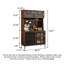 Armoire de rangement rétro en peuplier