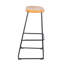 Tabouret en bois massif 30,7 po