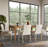 Gastelum KD 71-93" Extendable Acacia Wood Dining Table