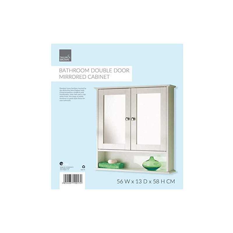 Solid Wood Wall Bathroom Cabinet