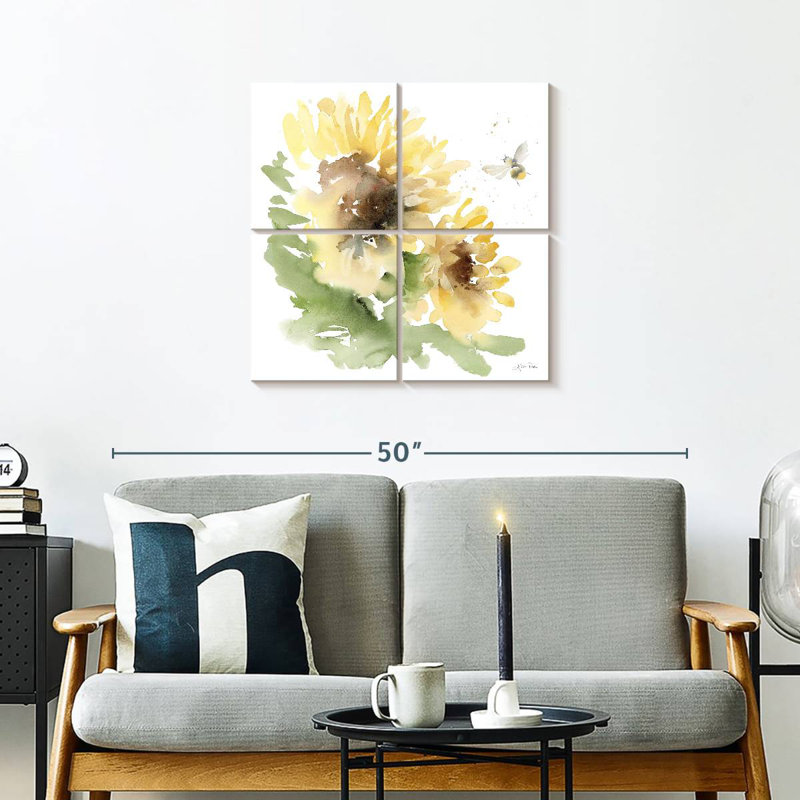 Harnek Sunflower Meadow II, 26" H x 26" W