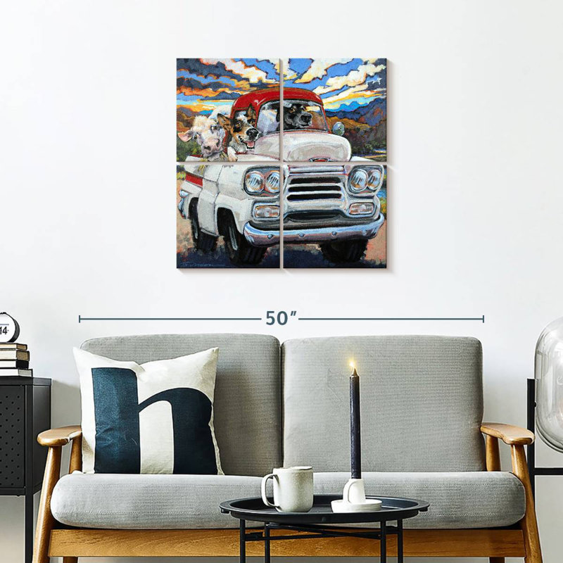 Ketti Cattle Drive, 26" H x 26" W
