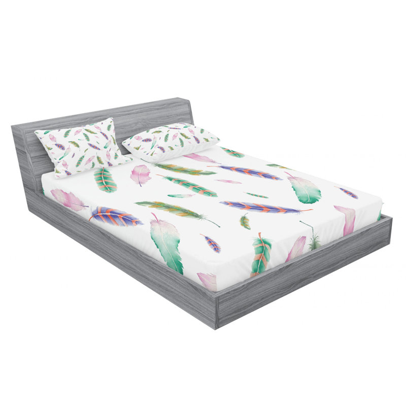 Microfiber Sheet Set, Full Sheet Set with Fitted Sheet