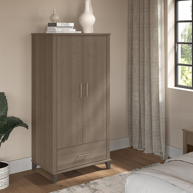 Grande armoire Kaionna Run® Somerset, Gris cendre
