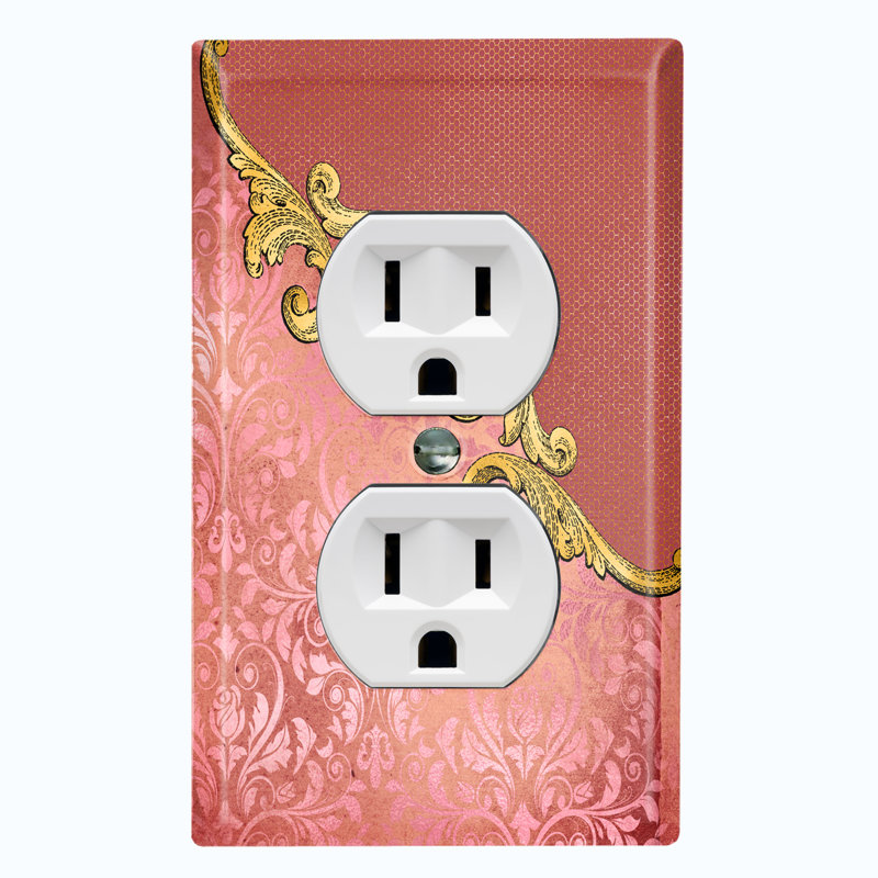 Patterned 2 - Gang Toggle Light Switch Standard Wall Plate