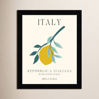 Mirando "Italy Travel Poster" Print