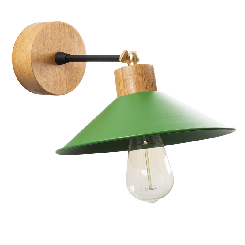 Lampe murale moderne, corps en fer avec base charme, 9,4 po de diamètre x 7,9 po de hauteur | Douille E27, 40 W maximum | Éclairage élégant et fonctionnel pour la décoration intérieure | Certifié IP20, parfait pour les espaces de salon, de chambre 