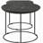 Matte Black 2-Piece Nested Table Set