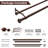 Yampa Adjustable Double Curtain Rod-1578407989