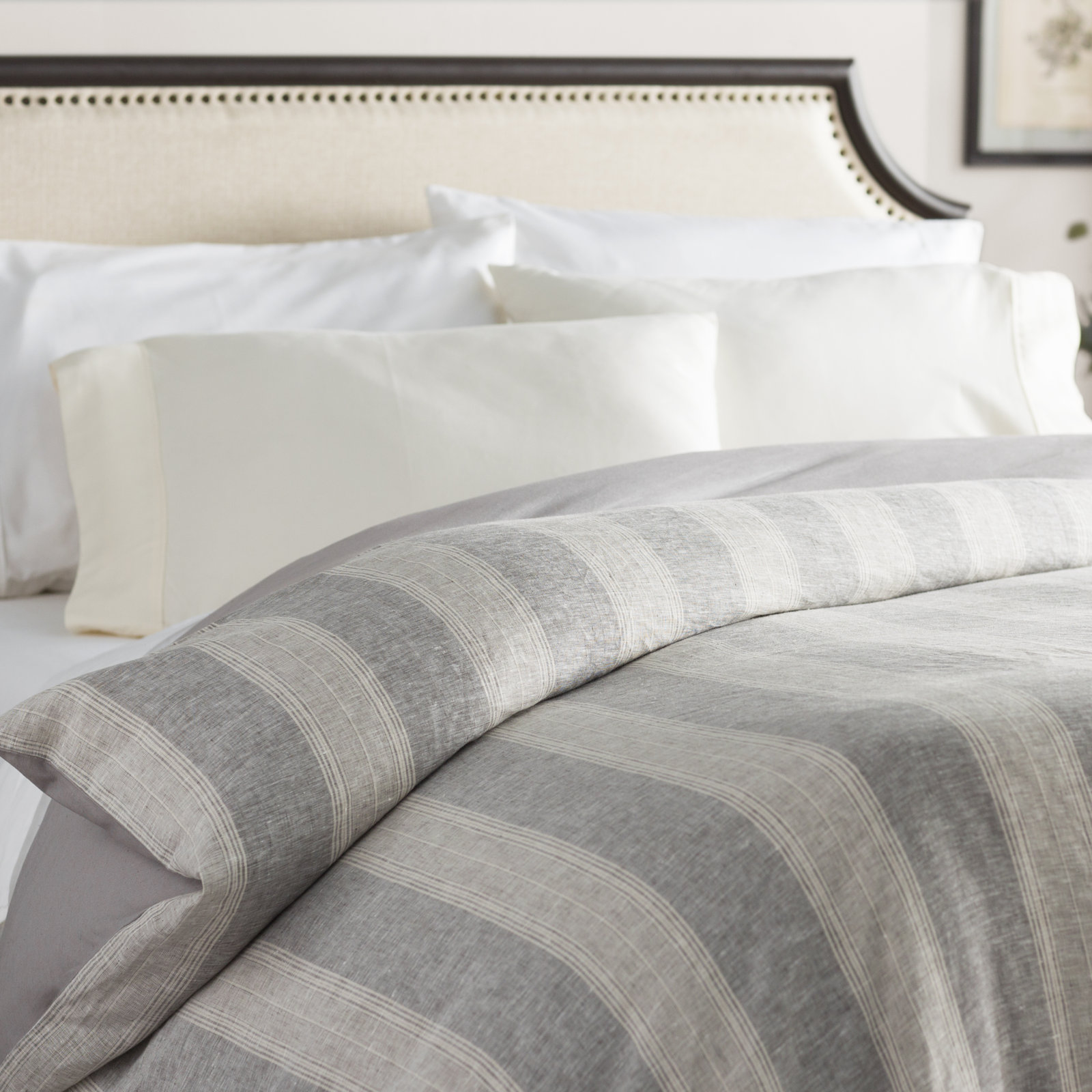 Drake Linen Duvet Cover Set, King Duvet Cover