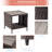 Jonson Wicker 5 - Person Patio Conversation Set with Cushions-946984233-946984235