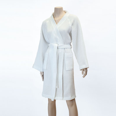 Peignoir 100% coton gaufré Diann