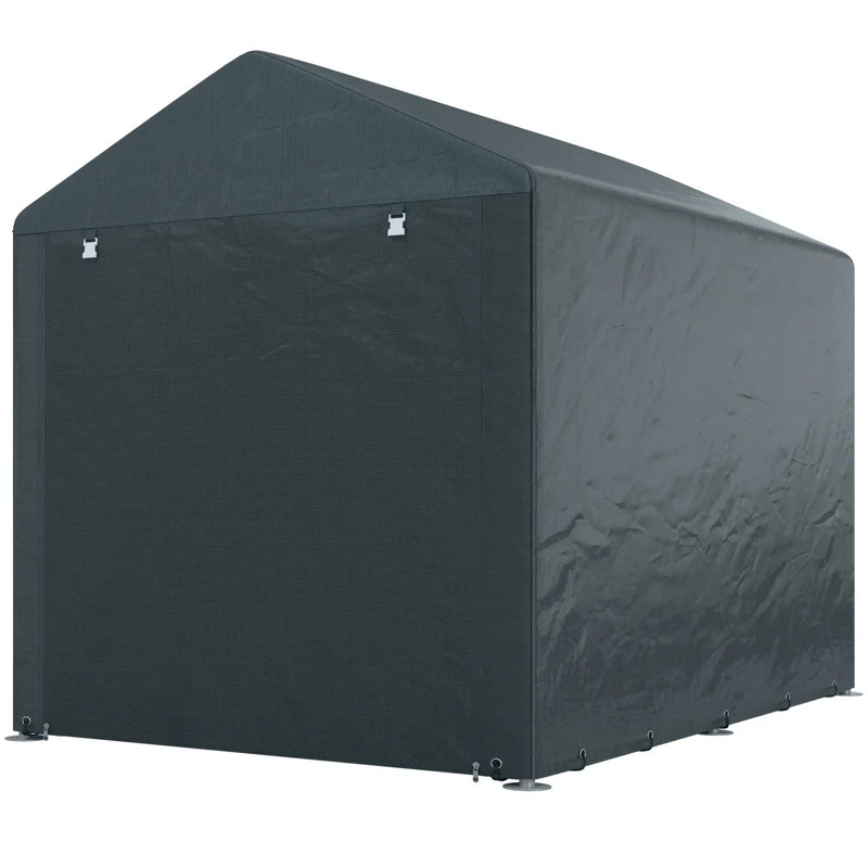 Galvanised Steel Basic Storage System, Black/Grey