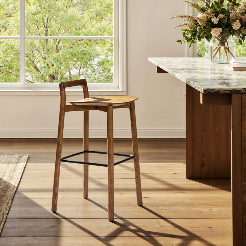 Tabouret de bar 30 po Sven, Marron foncé, Tabouret de bar (siège d'une hauteur de 30 po)