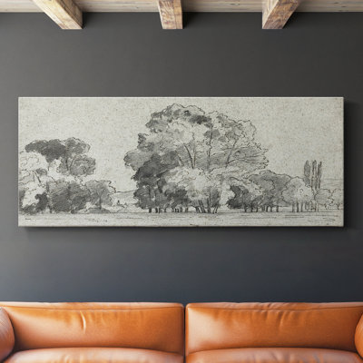 Série paysage - CCxxxvi - Toile tendue avec châssis - Prêt à accrocher