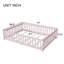 Lit double pour enfants avec barrière et porte Montessori-129673936-129673932