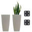 Ensemble de pots à fleurs auto-arrosants 2 pièces Hymie-371960101