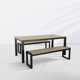 Reginald 72'' Rectangular 6 - Person Outdoor Dining Set