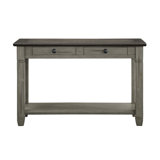 Stylish Sofa Table With Drawers And Shelf For Versatile Living Room Use