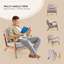 Fauteuil en chenille Mid-Century-134099072