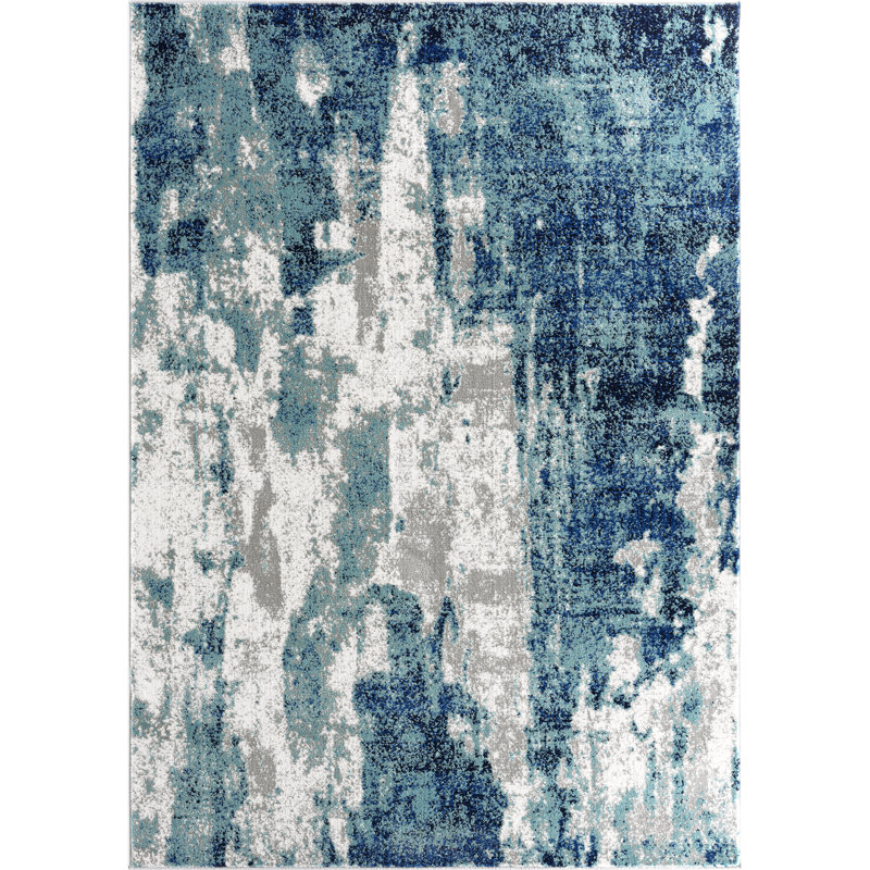 Elkmont Abstract Indoor Rug, Rectangle 2' x 3'