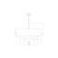 Luminaire suspendu tambour 1 lumière DEL-92278204-92278197