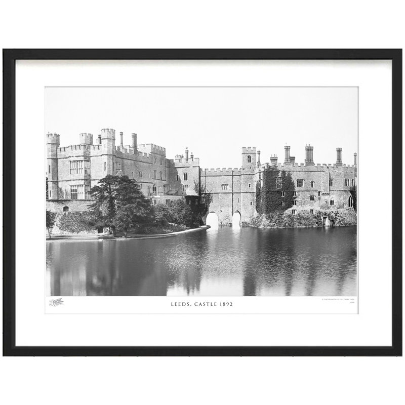 Leeds, Castle 1892 by Francis Frith - Single Picture Frame Print, 28cm H x 36cm W x 2.3cm D