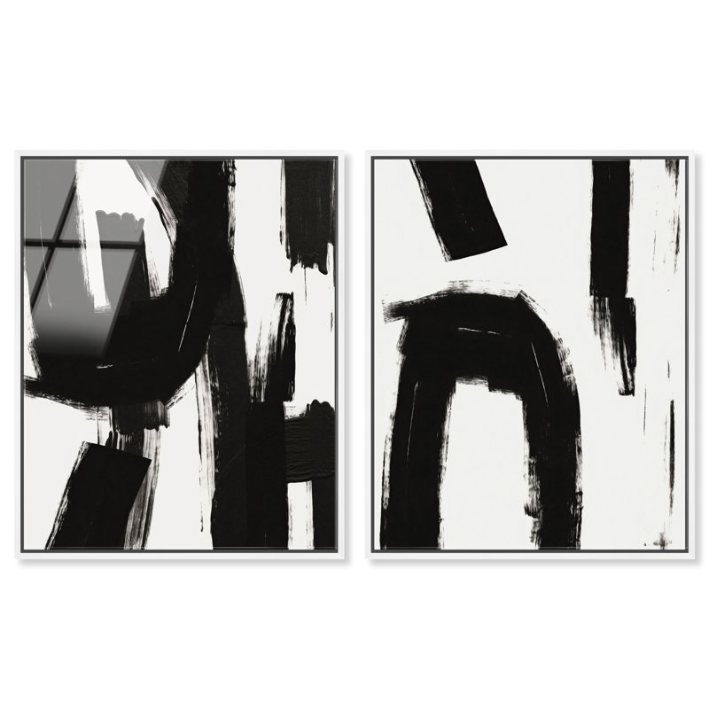 «Lift Machine & B W Machines», ensemble de décorations murales Boho par Art Remedy, cadre en noyer, 16 x 20, Cadre noyer