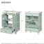 Meuble-lavabo de salle de bain de 24 pouces avec lavabo en céramique, armoire à fermeture douce, tiroir compartimenté, tablette à trois hauteurs et organisateurs montés sur la porte pour un style contemporain avec des organisateurs réglables de 24 pouces de profondeur.