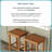 Stool Bar Height (30in) - 2 pack, Pecan-2050854358