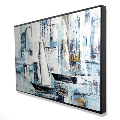 "Formes abstraites et bateaux"