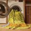 Tapis traditionnels jaunes lavables à la machine 4640-1619285518