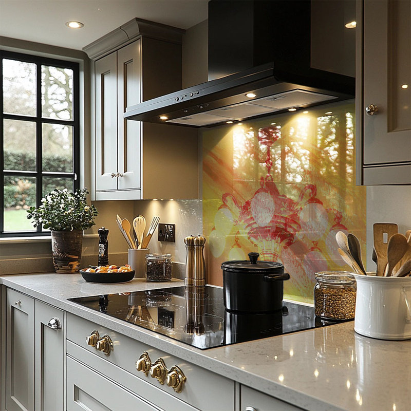 60cm W Glass Peel and Stick, 80cm L x 60cm W