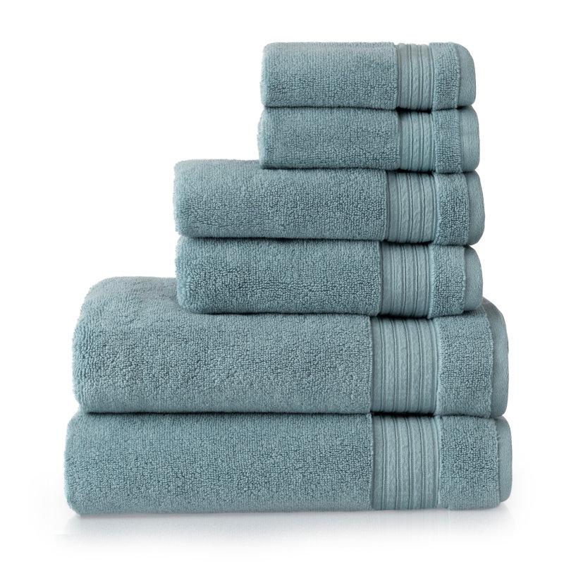 Ensemble de serviettes 6 pièces Astoria, Bleu poudreux