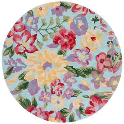 Easy Care Hand Tufted Performance Floral Rug