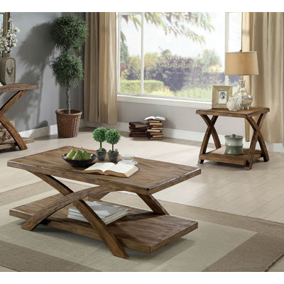 Ensemble de tables basses 3 pièces Alijah