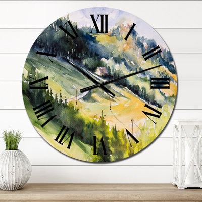 Oversized Country 29" Wall Clock