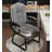 Metal leather office chair with foot pedals