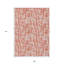 Tapis intérieur lavable abstrait 9 pi x 12 pi Coral