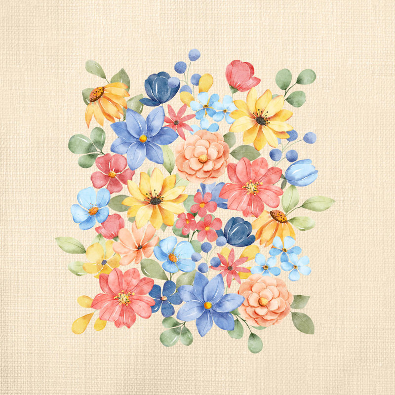 Coussin décoratif, H 18 po x l 18 po
