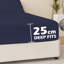 Leila Microfiber 25cm Deep Pocket Fitted Bed Sheet-1869177544-1869177541